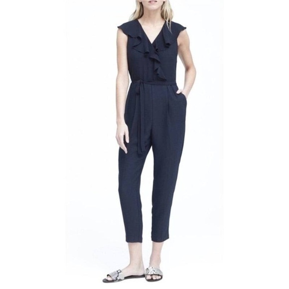Banana Republic Navy Blue Jumpsuit 
